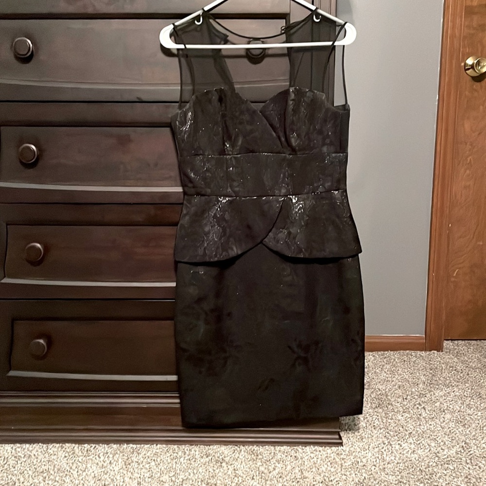 Classic black evening dress